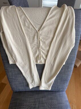 Oak & Fort V-neck cropped cardigan